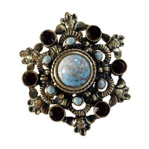 Vtg Arcansas Elizabeth Reimer Brooch Pendant Pattern 903 Australian 1960-70's